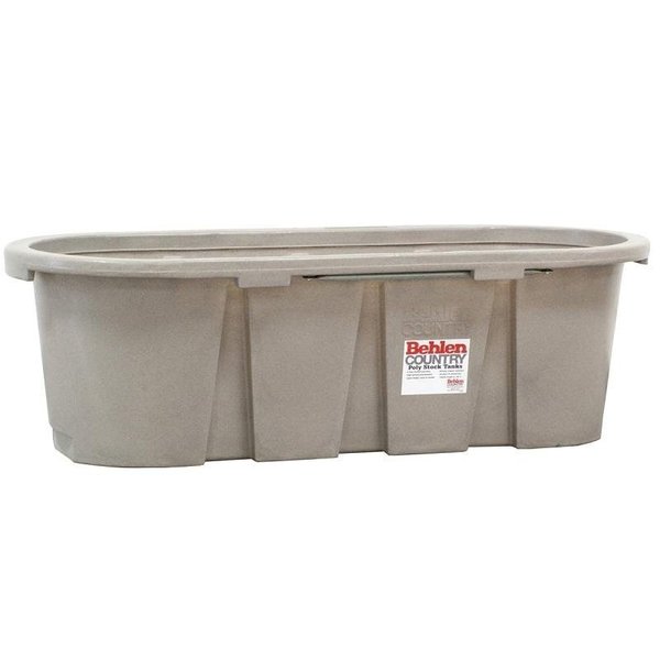 Behlen Country Farm Stock Tank, Round, 150 gal Capacity, Polyurethane, Granite Tan 52112027GT